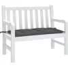 vidaXL Decor* Garden Bench Cushion Anthracite 43.3