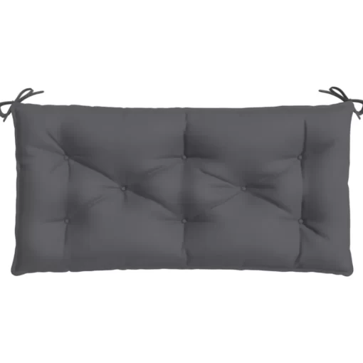 vidaXL Decor* Garden Bench Cushion Anthracite 43.3"X19.7"X2.8" Oxford Fabric