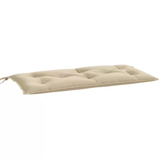 vidaXL Decor* Garden Bench Cushion Beige 43.3"X19.7"X2.8" Oxford Fabric