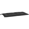 vidaXL Decor* Garden Bench Cushion Black 43.3