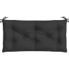 vidaXL Decor* Garden Bench Cushion Black 43.3