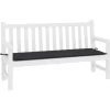 vidaXL Decor* Garden Bench Cushion Black 78.7