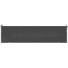 vidaXL Decor* Garden Bench Cushion Black 78.7