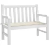 vidaXL Decor* Garden Bench Cushion Cream 39.4