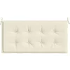 vidaXL Decor* Garden Bench Cushion Cream 39.4