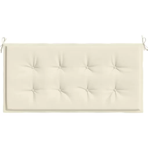 vidaXL Decor* Garden Bench Cushion Cream 39.4"X19.7"X1.2" Oxford Fabric