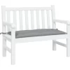 vidaXL Decor* Garden Bench Cushion Gray 39.4