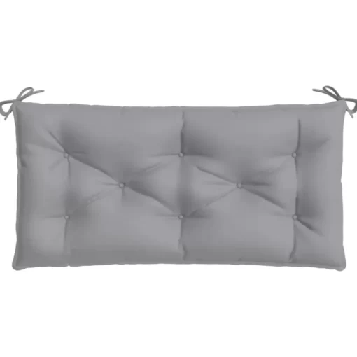 vidaXL Decor* Garden Bench Cushion Gray 43.3"X19.7"X2.8" Oxford Fabric