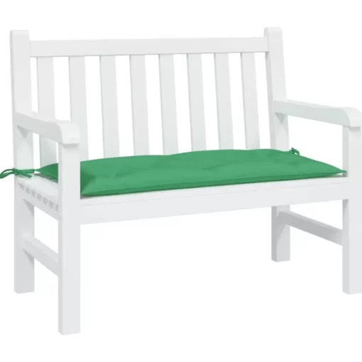 vidaXL Decor* Garden Bench Cushion Green 39.4"X19.7"X2.8" Oxford Fabric