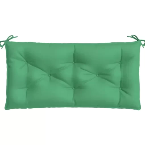 vidaXL Decor* Garden Bench Cushion Green 39.4"X19.7"X2.8" Oxford Fabric