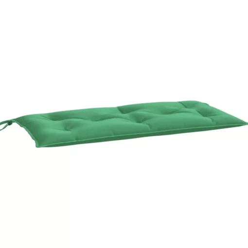 vidaXL Decor* Garden Bench Cushion Green 43.3"X19.7"X2.8" Oxford Fabric