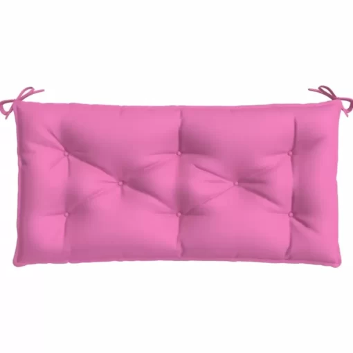 vidaXL Decor* Garden Bench Cushion Pink 39.4"X19.7"X2.8" Oxford Fabric