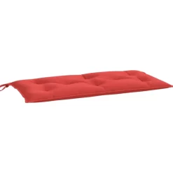 vidaXL Decor* Garden Bench Cushion Red 39.4"X19.7"X2.8" Oxford Fabric