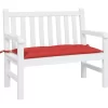 vidaXL Decor* Garden Bench Cushion Red 39.4