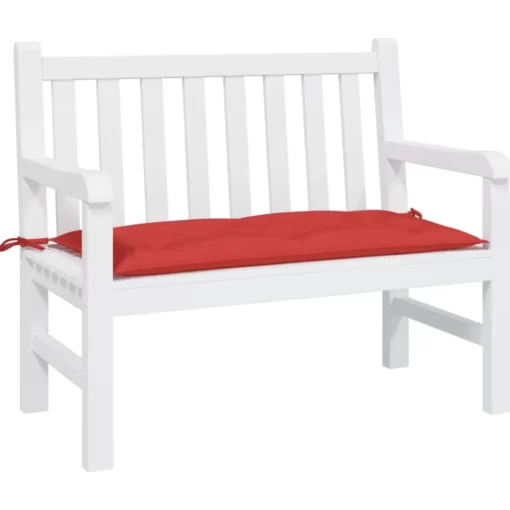 vidaXL Decor* Garden Bench Cushion Red 39.4"X19.7"X2.8" Oxford Fabric