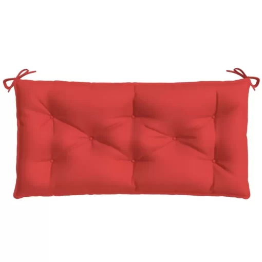 vidaXL Decor* Garden Bench Cushion Red 39.4"X19.7"X2.8" Oxford Fabric