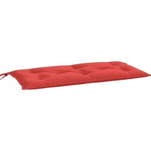 vidaXL Decor* Garden Bench Cushion Red 43.3"X19.7"X2.8" Oxford Fabric