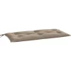 vidaXL Decor* Garden Bench Cushion Taupe 39.4