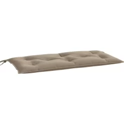 vidaXL Decor* Garden Bench Cushion Taupe 39.4"X19.7"X2.8" Oxford Fabric