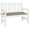 vidaXL Decor* Garden Bench Cushion Taupe 39.4