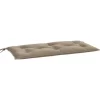 vidaXL Decor* Garden Bench Cushion Taupe 43.3