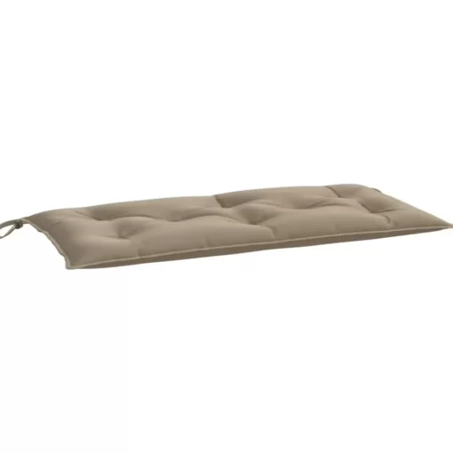 vidaXL Decor* Garden Bench Cushion Taupe 43.3"X19.7"X2.8" Oxford Fabric