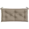 vidaXL Decor* Garden Bench Cushion Taupe 43.3