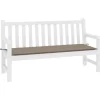 vidaXL Decor* Garden Bench Cushion Taupe 78.7