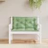 vidaXL Decor* Garden Bench Cushions 2Pcs Leaf Pattern 39.4