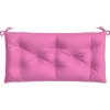 vidaXL Decor* Garden Bench Cushions 2Pcs Pink 39.4