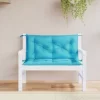 vidaXL Decor* Garden Bench Cushions 2Pcs Turquoise 39.4