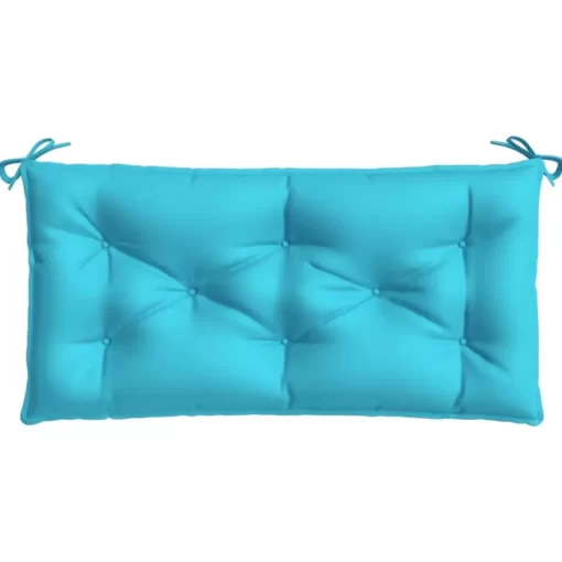 vidaXL Decor* Garden Bench Cushions 2Pcs Turquoise 39.4"X19.7"X2.8" Fabric