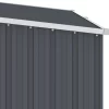 vidaXL Lawn & Garden* Garden Firewood Shed Anthracite 96.5