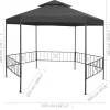 vidaXL Lawn & Garden* Garden Gazebo 127.2