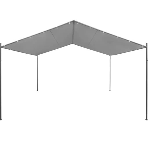 vidaXL Lawn & Garden* Garden Gazebo Steel 157.5"X157.5"X102.4" Anthracite