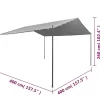 vidaXL Lawn & Garden* Garden Gazebo Steel 157.5