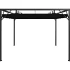 vidaXL Lawn & Garden* Garden Gazebo With Retractable Roof Canopy 9.8'X9.8' Anthracite