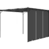 vidaXL Lawn & Garden* Garden Gazebo With Side Curtain 118.1