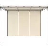 vidaXL Lawn & Garden* Garden Gazebo With Side Curtain 118.1