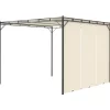 vidaXL Lawn & Garden* Garden Gazebo With Side Curtain 118.1