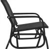 vidaXL Lawn & Garden* Garden Glider Chair Black 24