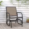 vidaXL Lawn & Garden* Garden Glider Chair Brown 24