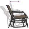 vidaXL Lawn & Garden* Garden Glider Chair Brown 24