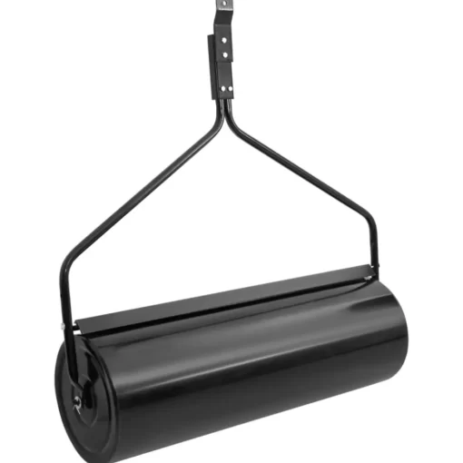 vidaXL Lawn & Garden* Garden Lawn Roller Black 16.6 Gal Iron