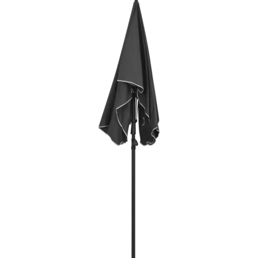 vidaXL Lawn & Garden* Garden Parasol With Pole 78.7"X51.2" Anthracite