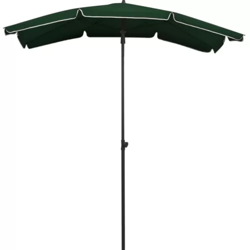 vidaXL Lawn & Garden* Garden Parasol With Pole 78.7"X51.2" Green