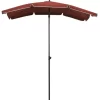 vidaXL Lawn & Garden* Garden Parasol With Pole 78.7