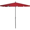 vidaXL Lawn & Garden* Garden Parasol With Pole 82.7