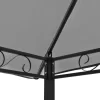 vidaXL Lawn & Garden* Garden Pavilion With Table And Benches 8.2'X4.9'X7.8' Anthracite