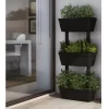 vidaXL Lawn & Garden* Garden Planter 3 Pcs 39.4